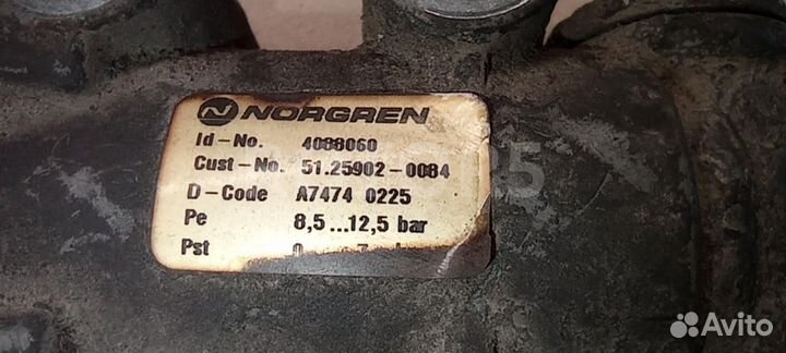 Клапан EGR MAN TGA 2007 51259020084