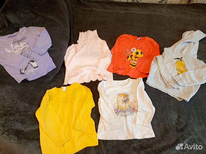 Вещи пакетом на девочку 104 110