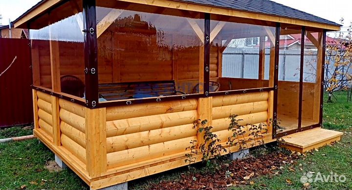 Мягкие окна для веранды