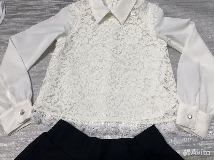 Школьная форма для девочки 122 128 синяя