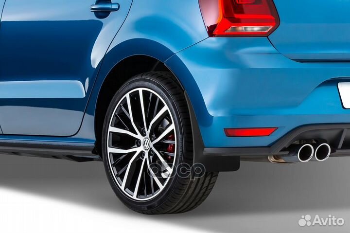 Брызговики зад.VW polo 10-15 2 шт. NLF.51.30.E1