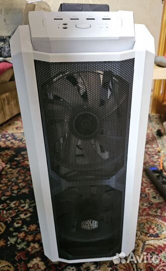 Корпус cooler master h500p mesh withe