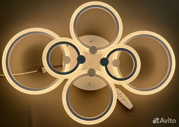 Люстра светодиодная Этерна с пультом