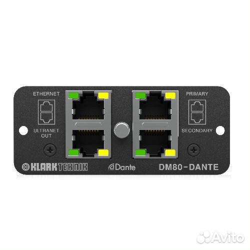 Интерфейс klark teknik DM80-dante