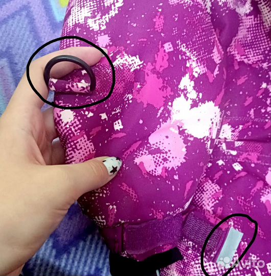 Зимний комбинезон для девочки 104