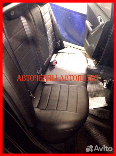 Чехлы Автопилот Kia Cerato 4 из экокожи чёрные