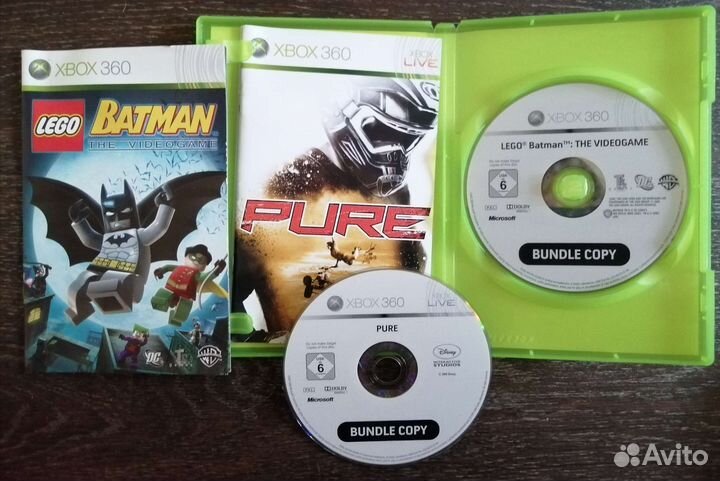 Lego Batman/ pure. 2в1 игры для Xbox360