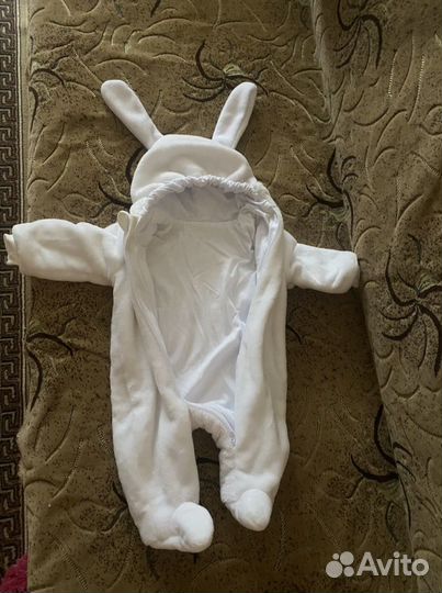 Плюшевый костюм зайки