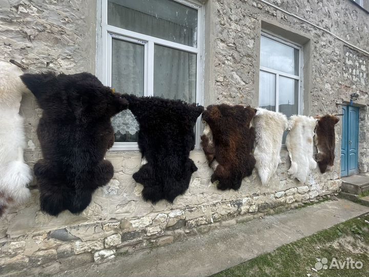 Накидки натуральные длинношёрстые