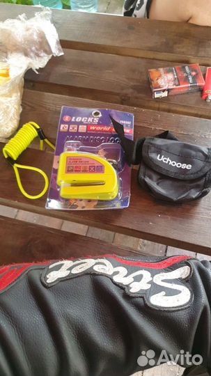 Замок на диск мотоцикла с сиреной