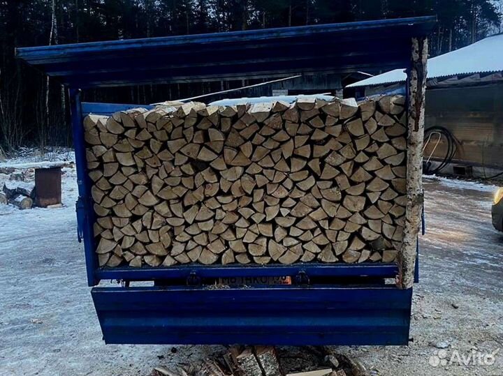 Дрова березовые. Колотые