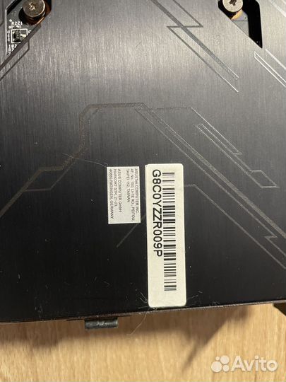 Видеокарта asus rog strix rx480