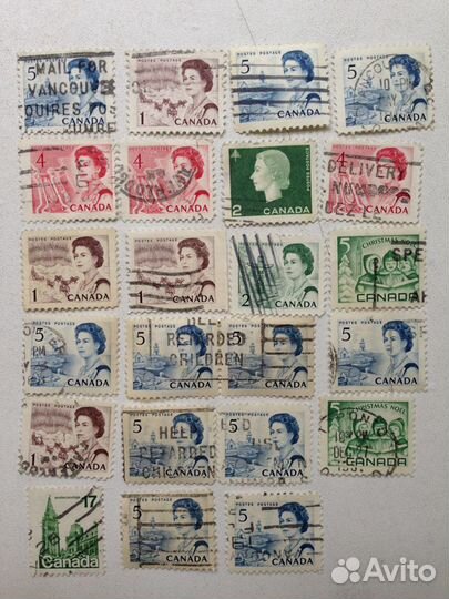 Марки зарубежные