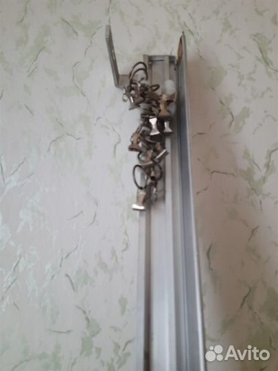 Карниз для тюли и штор двухрядный б/у