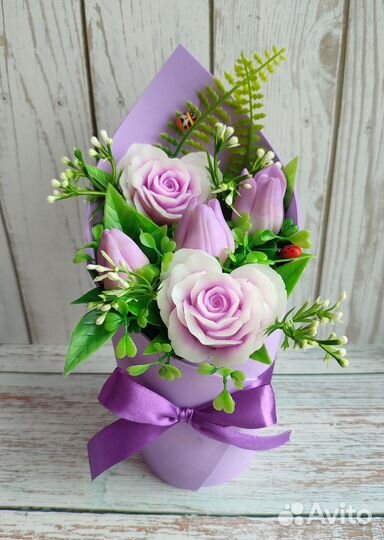 Букеты на выпускной мыло ручной работы