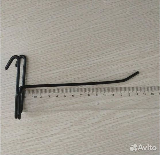 Крючки одинарные на сетку / решетку 10 шт