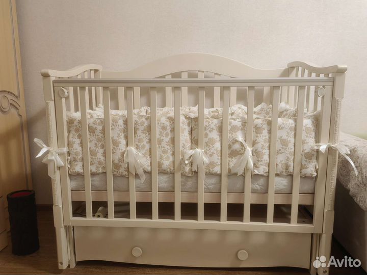 Детская кроватка 120х60 Можга продольный маятник