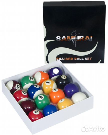 Шары амер. пул 57.2 мм Samurai Top Quality