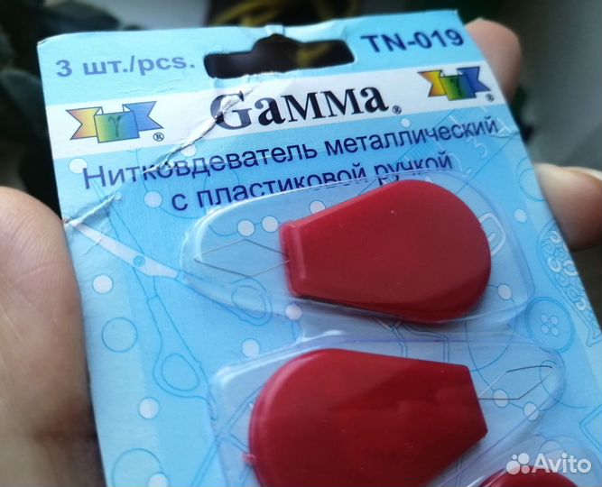 Нитковдеватель Gamma металлический 3 шт. в наборе