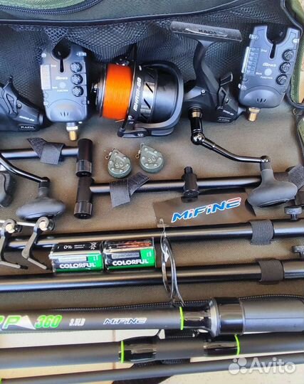 Набор карповый из двух удилищ