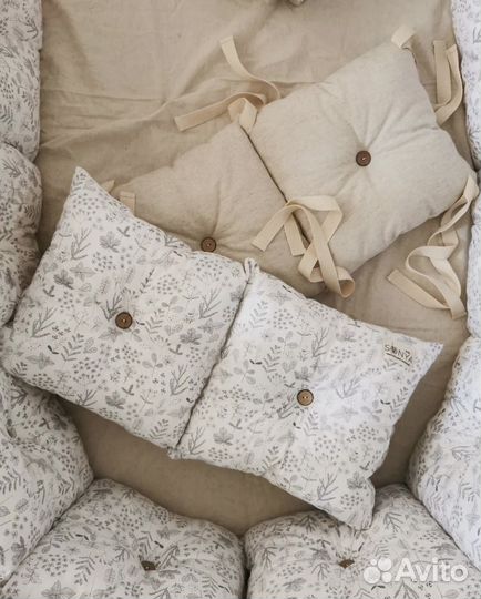 Кокон для новорожденных, бортики в кроватку