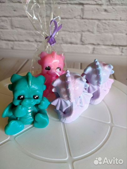 Дракончик Буся - символ года. Мыло ручной работы