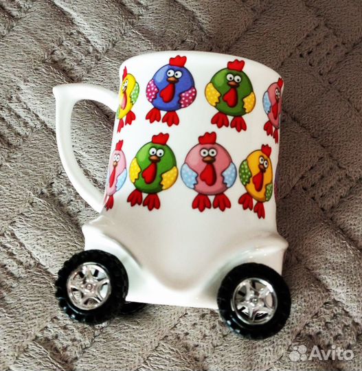 Детская,новая кружка-игрушка, в подарочном пакете