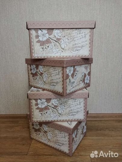 Интерьерные коробки для хранения вещей