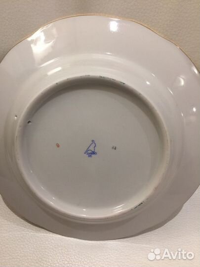 Декоративные тарелки, селёдочницы Дулево