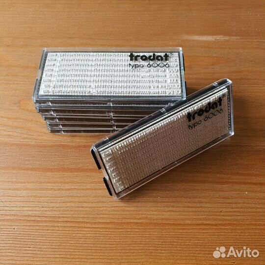 Касса цифр и букв к наборным штампам