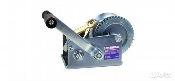 Лебедка ручная барабанная Geko 1150 кг (10 м.)