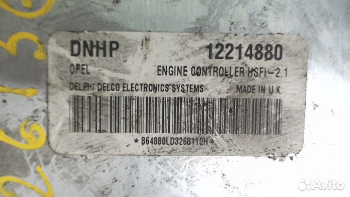 Блок управления двигателем Opel Zafira A, 2004