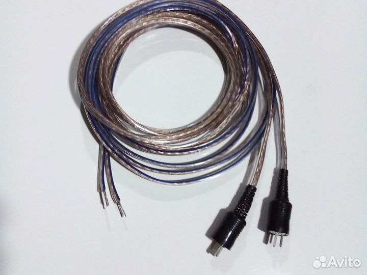 Шнуры аудио.Ретро.Лот 5-3.5длина 3метра