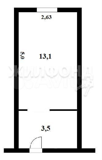 Квартира-студия, 17,8 м², 2/4 эт.