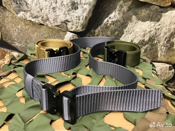 Ремень текстильный стропа пряжка кобра