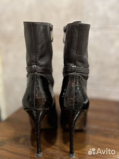 Ботильоны женские 37 размер кожаные
