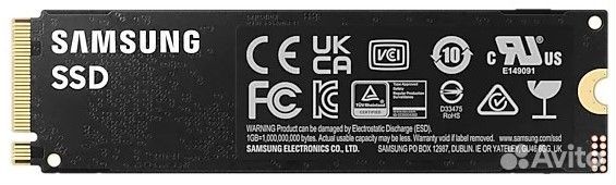 SSD M.2 накопитель Samsung 990 PRO 1Tb