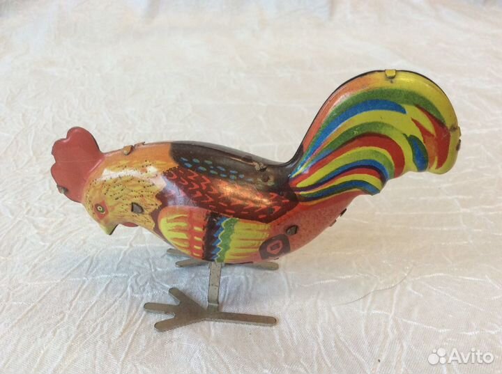 Заводная механическая Игрушка «Петушок» СССР