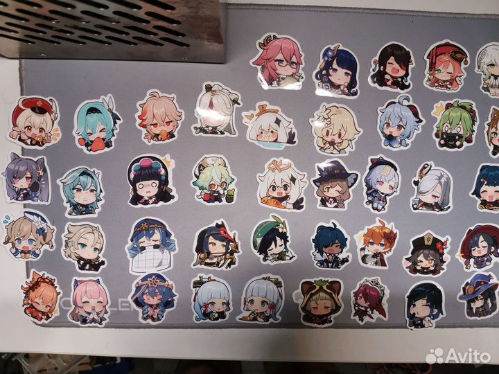 Наклейки genshin impact