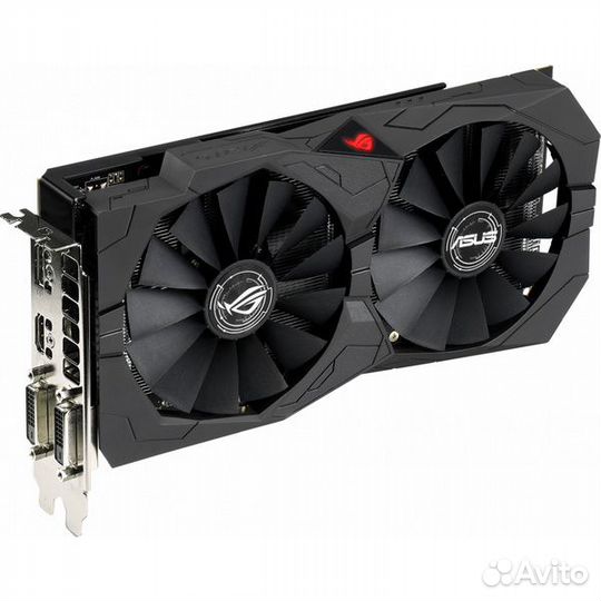 Видеокарта asus ROG-strix-RX570-O4G-gaming
