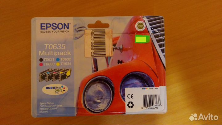 Новые картриджи для принтера epson