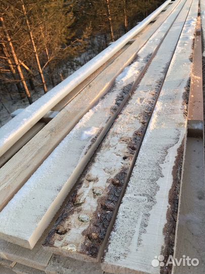 Доска обрезная 25х100х6000