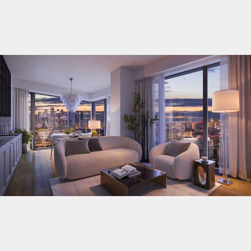 2-к. квартира, 53 м², 4/39 эт.