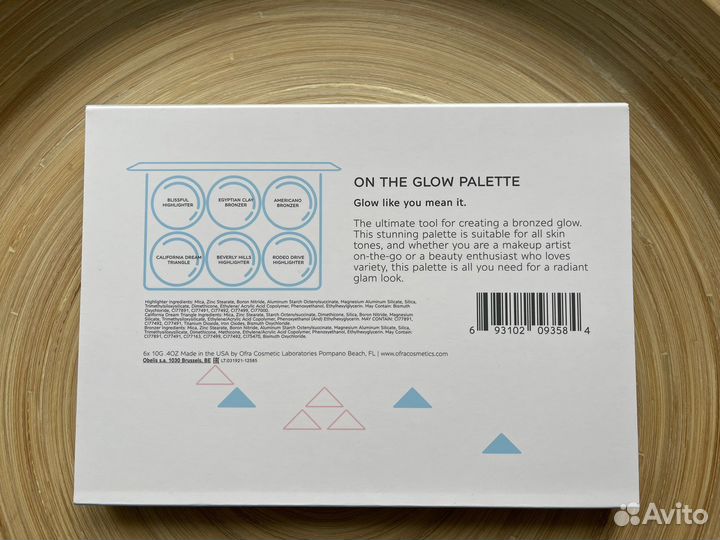 Палетка для контурирования лица ofra (оригинал)