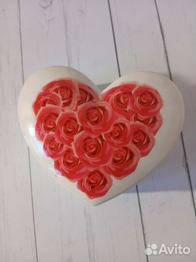 Шкатулка для украшений керамическая 