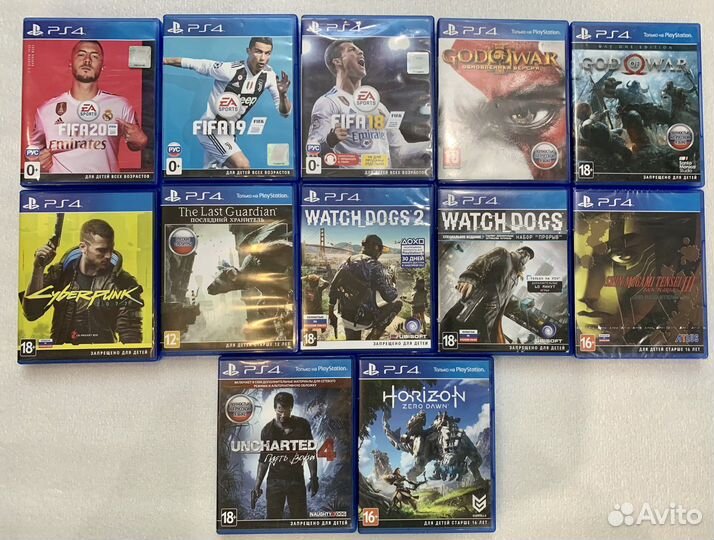 PS4 PS5 оригинальные диски цены под фото от