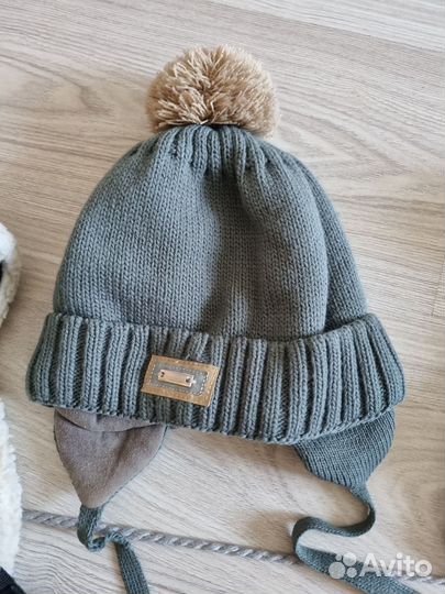 Шапка зимняя для мальчика 50-52