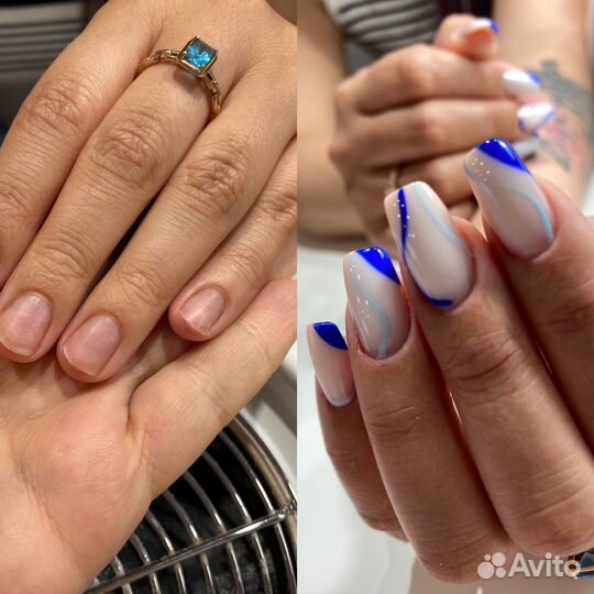 Маникюр, педикюр, наращивание ногтей