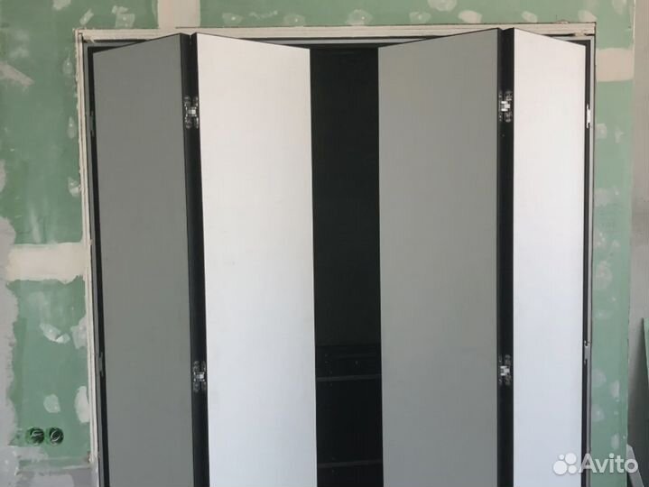 Скрытые двери с установкой