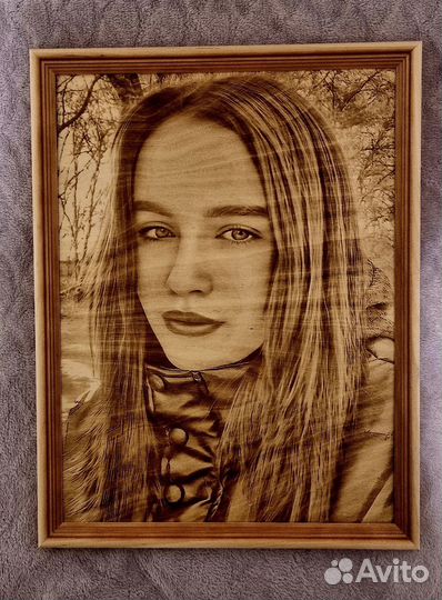 Картина из выжигания